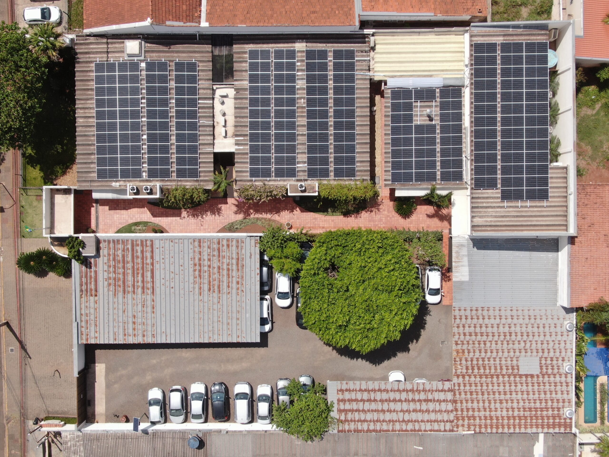 Solar energy at Zortéa headquarters — Campo Grande/MS