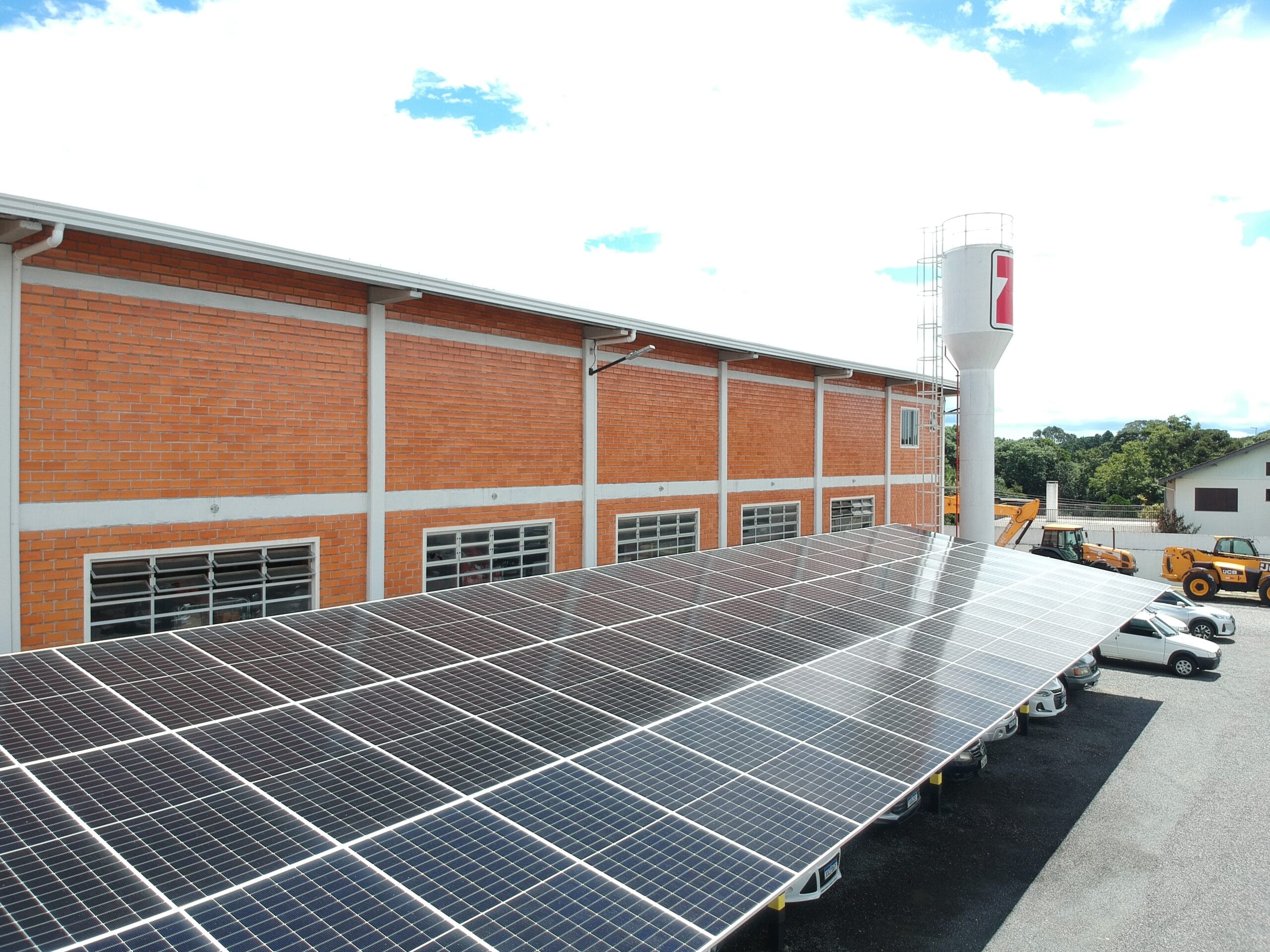Solar energy at the Campo Largo/PR branch